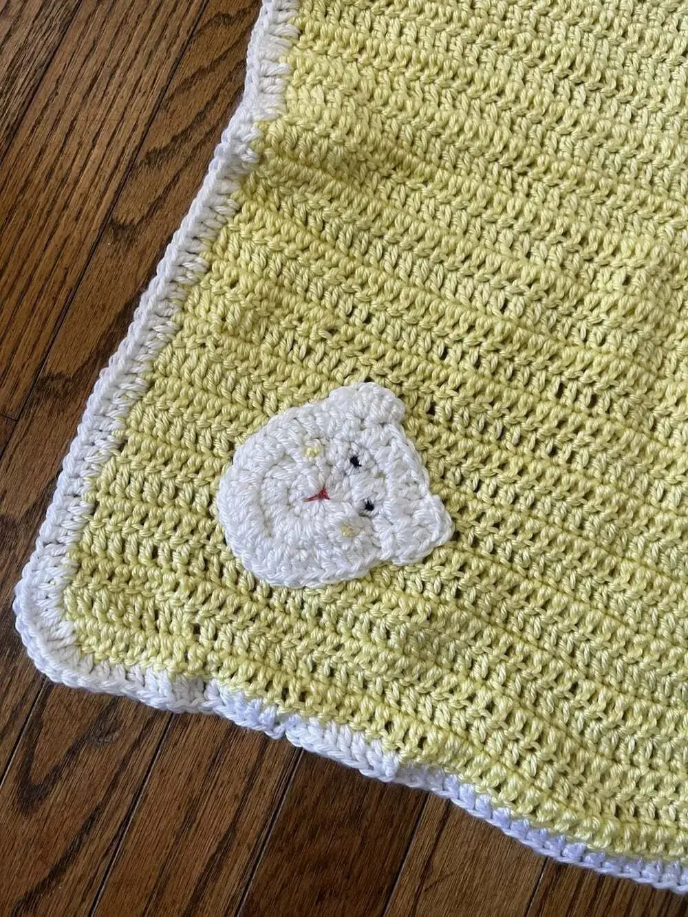 Crochet Baby Set Blanket Hat Booties Infant 0-3m Handmade Shower Gift Yellow
